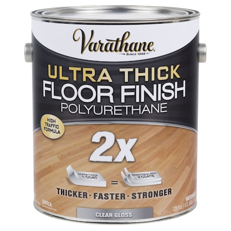 Varathane Varathane Transparent Gloss Clear Water-Based Acrylic Urethane Floor Finish 1 gal 298272